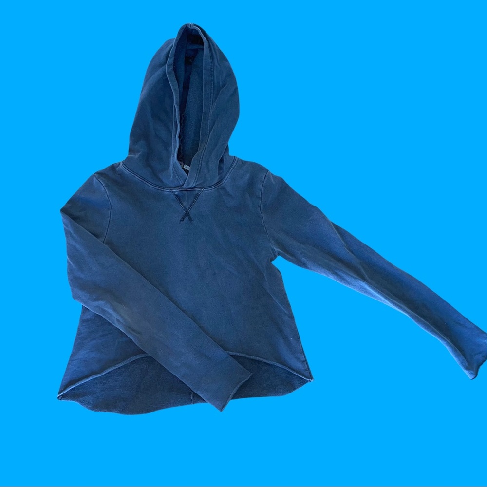 Divided Cropped Hoodie Size 6